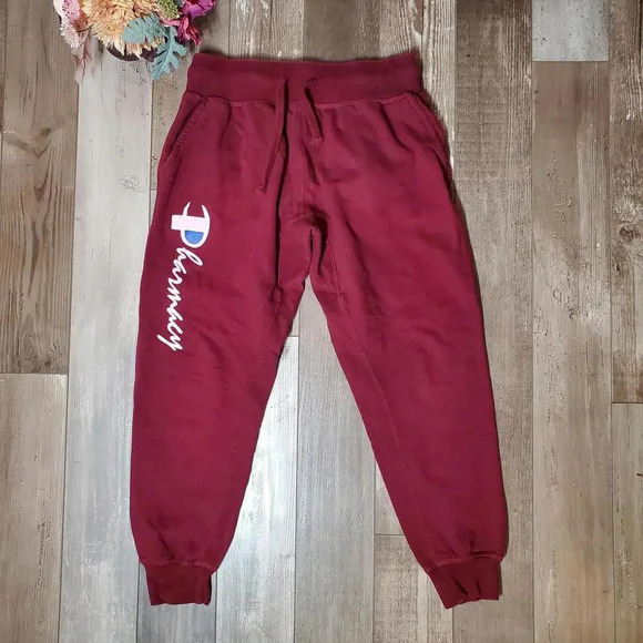 Pharmacy Boardshop Burgundy Question Authority Fleece-lined Joggers Size Medium - Picture 11 of 15